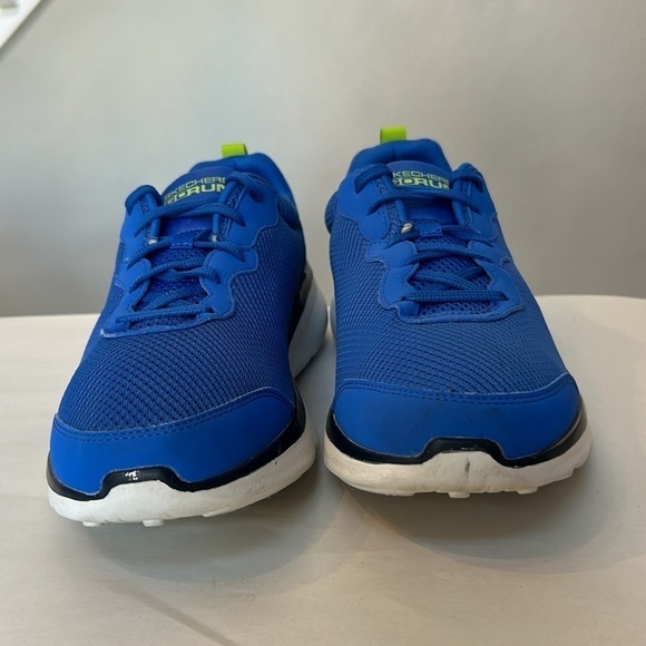 Skechers Go Run Motion Sneakers Blue/Lime, men’s size 13 - Picture 2 of 10